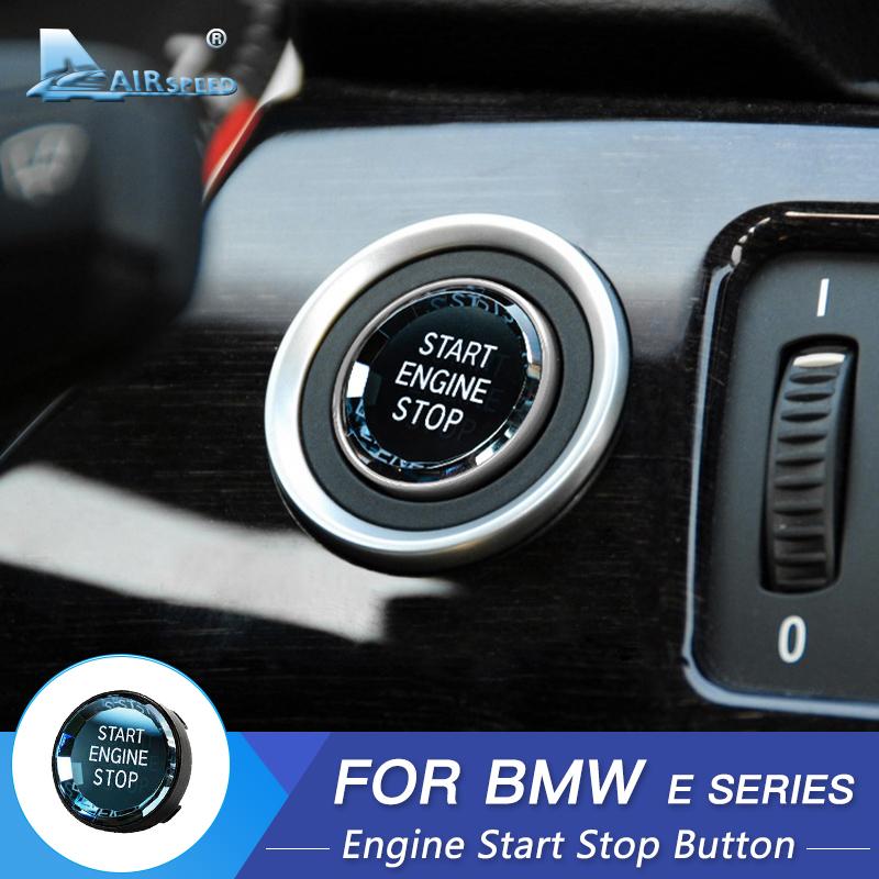 ABS Crystal Engine Start Stop Button Cover for BMW E90 E91 E92 E93 E87 E83 E70 E60 E71 E84 E89 Interior Moulding