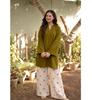 Women Party Wear Pure Cotton Kurta Pant Co-ord Set Indian Designer Top Tunic Kurti