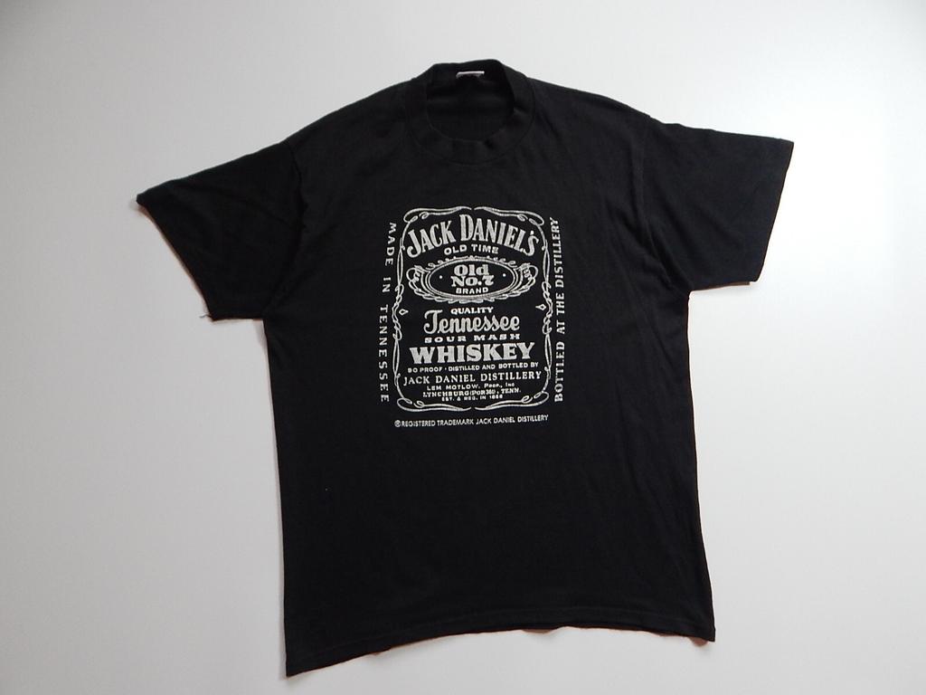 Vintage 80s Jack Daniels Tennesse Sour Mash Whiskey Tee Size Xl Unisex T-Shirt