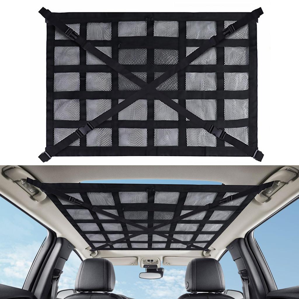 CZEAR Car Ceiling Net, Storage, Roof Net, Car Storage, Luggage Fixing Net, Triangle, Car