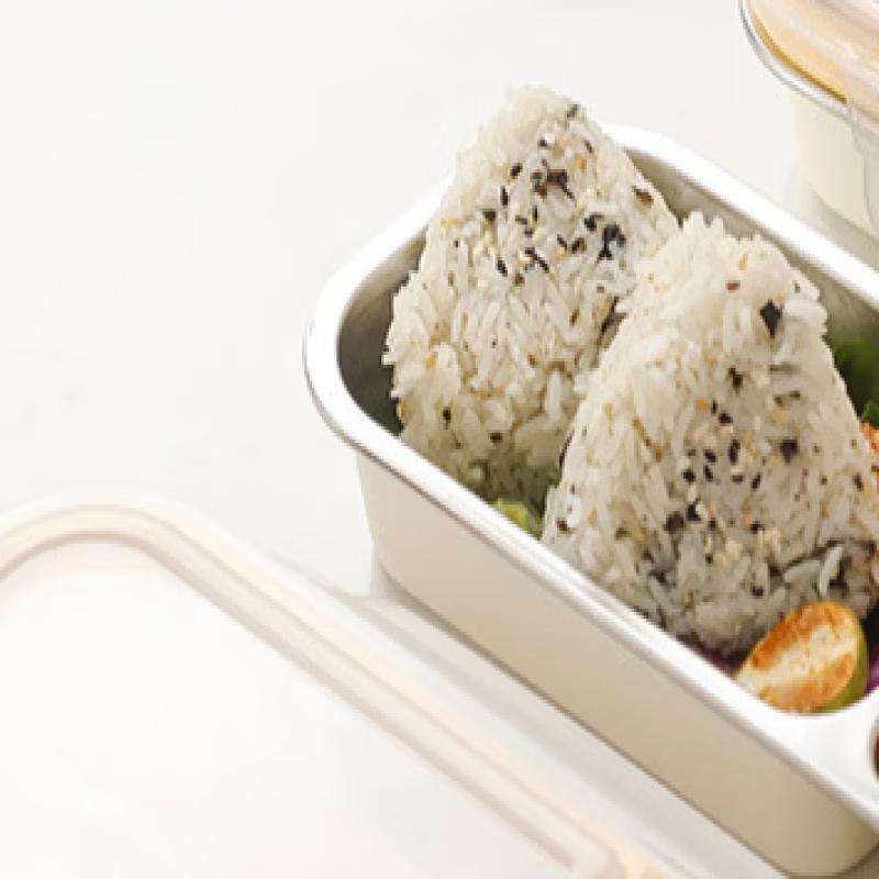 RuHan 304 Stainless Steel Microwaveable Meal Prep Lunch Box