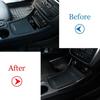 For Mercedes Benz A/GLA/CLA Class W176 A180 2012-2018 Carbon Fiber Chrome Center Console Decoration Strips Trim Car Accessories