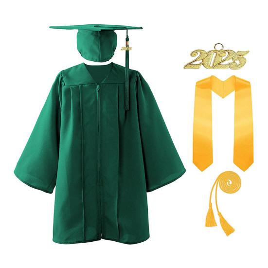 5 ks/sada Bakalársky uniformový oblek obsahuje klobúk, strapiec, šnúru cti, štólu, zapínanie na zips, promočný talár pre doktora, magistra, oblečenie na promočnú párty