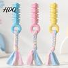 Soft TPR Rubber Dog Toys Spiky Chew Toy with Cotton Rope Pet Molar Stick Toy Interactive Puppy Chewing for Gums Small Medium Dogs Teeth Cleaning