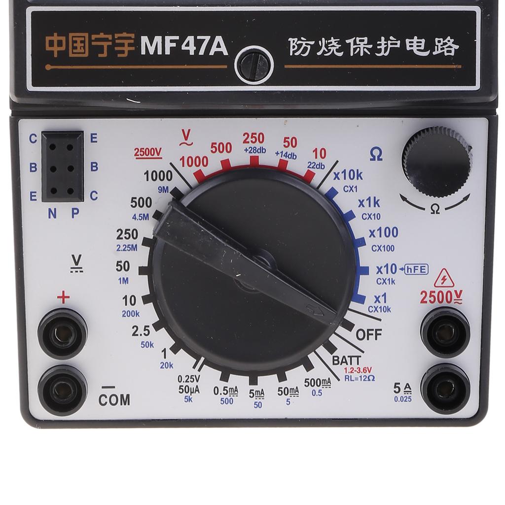 AMP Zeiger Amperemeter Analoges Strommessgerät Panel Zifferblatt Strommesser Mikroampere Ammeter Monitor Volt Multimeter Instrument