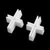 10PCS Clip de Fixation à Boucle Croisée Type T/Croisée/Trois voies Boucle d'Extension de Paroi en Plastique Blanc Accessoires de Séparation de Tiroir