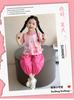 Girls' Summer Set 2026 New Children's Summer Dress Sleeveless Tank Top Two Piece Set Baby Fashionable Summer Thin Clothes