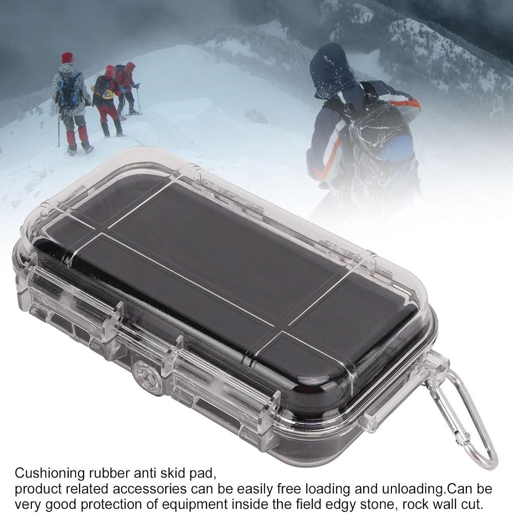 Waterproof Storage Case, Outdoor Sports Survival Equipment Sealed Box Dustproof Pressure Proof Dry Boxes for EDC Tools