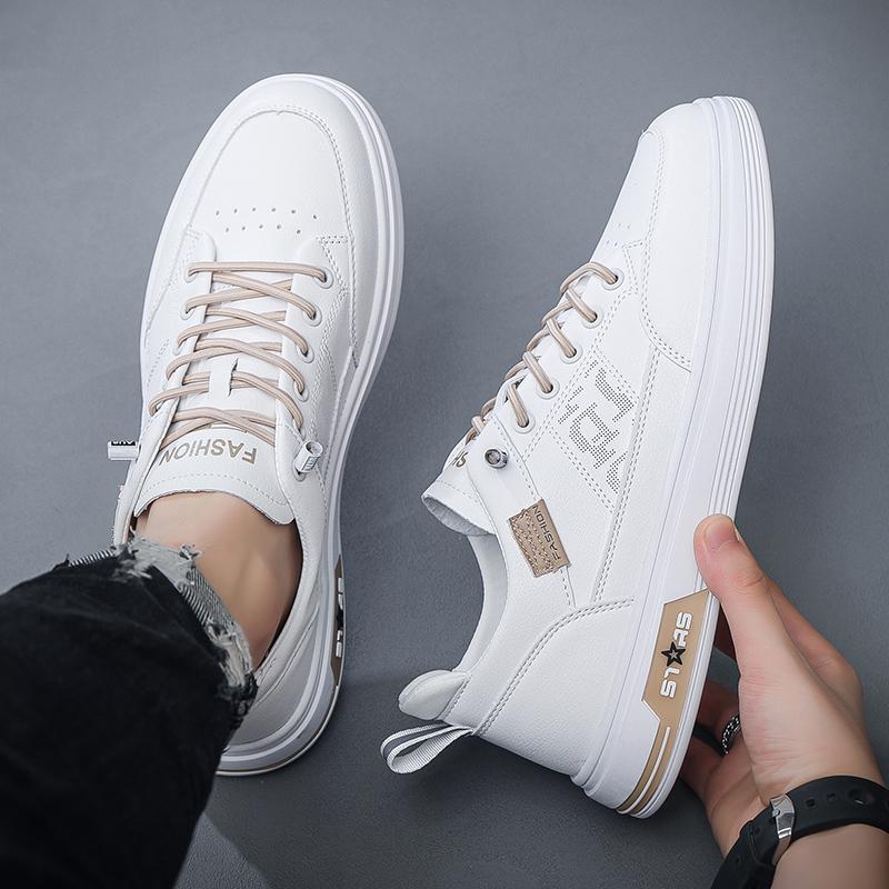 Scarpe sportive casual Scarpe da uomo resistenti all'usura per tutti gli abbinamenti Scarpe da skateboard alla moda per uomo Scarpe da corsa per il tempo libero Scarpe in pelle da uomo