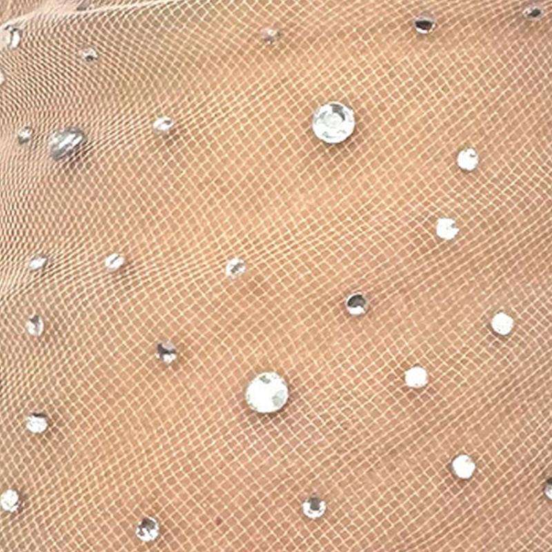 Elegant White Lace Gloves With Rhinestones Embellishments For Weddings Evening Event And Prom Occasion