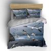Seascape Birds Art Set Soft Comfortable Duvet Cover Bedding Set Included 1*Duvet Cover & 2*Pillowcases gift