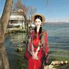 Women's Bohemian Red Travel Shawl Cloak - Retro Ethnic Style Cape Outerwear