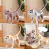 Plush Cat Pillow Toy With Soft Short Plush Fabric For Kids And Girls