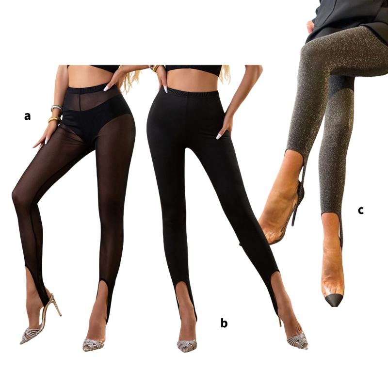 Transparente Seidenstrümpfe für Erwachsene Stegstrumpfhosen für Damen Tanzstrumpfhosen, Hohe Taille Strumpfhosen Steg Ballett Leggings Geschenke