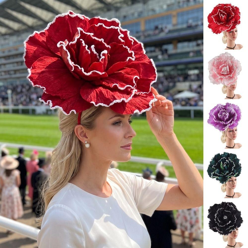 Exquisite Vintage Fascinator Hat Elegant Masquerade Hair Band Photography