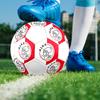 1PC AFC Ajax Poster Size 5 Soccer Ball PrahaIndoor Soccer Ball Colorful All Ages Machine Stitched PVC Competition Ready Durable High-Bounce