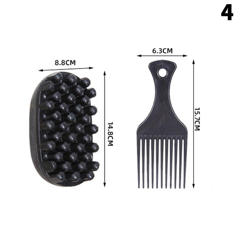 Professional Portable Silicone Hair Brush Washable Durable Rubber Curly Brush Hair Beauty Dirty Braided Curly Hair Men Cleaning