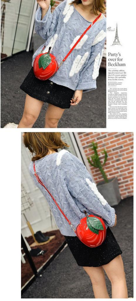 UnnFiko Apple Unique and Sexy Crossbody Bag for Mini Cellphone Bag with Small Organizer and Phone Shoulder Bag Women's Bag, Outings, Waterproof, Cute,