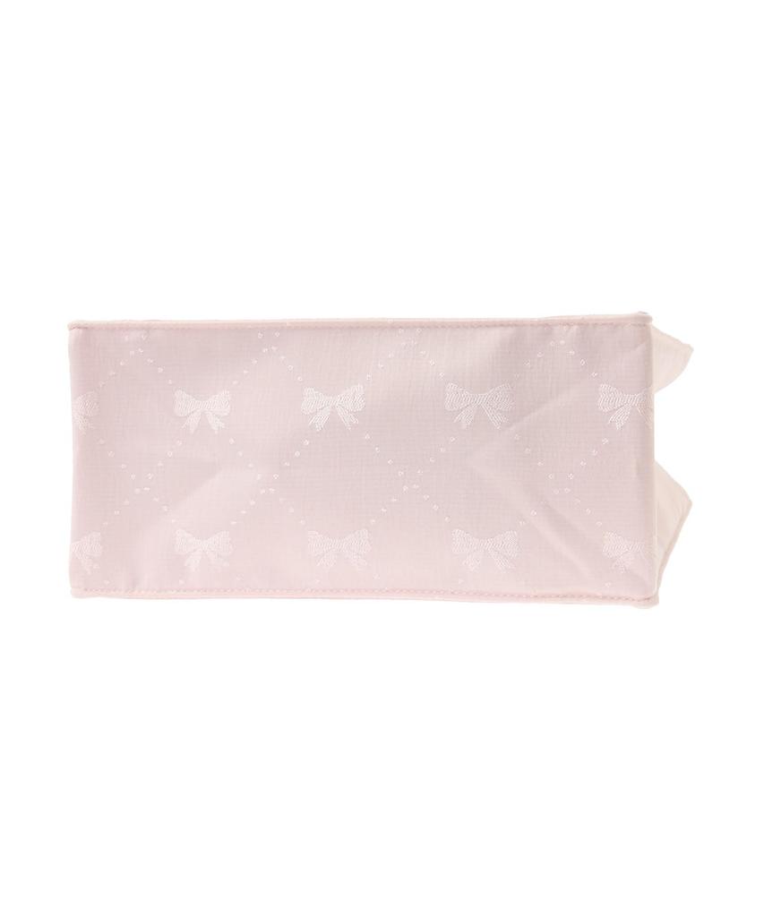 Maison De Fleur Tote Bag, E-commerce Exclusive Ribbon Pattern Jacquard Square Tote, Small, Women's, Pink