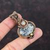 Pinolith Jasper Pendant Copper Wire Wrapped Rainbow Moonstone Pendant Natural Gemstone Pendant Copper Jewelry Handmade Pendant Gift For Him