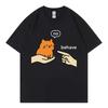 Behave No Orange Cat Meme Funny Tshirts High Quality Cotton Short Sleeve Tshirt Unisex Unisex Casual Fashion Oversized T Shirts