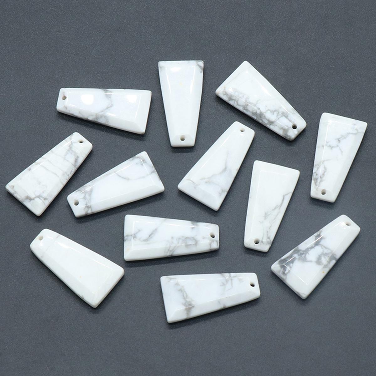 

Кулон из натурального камня, трапециевидный кристалл, розовый кварц, аметист, обсидиан, лазурит, подвески для изготовления ювелирных изделий, ожерелье, серьги, аксессуары 13x25 мм 1Pc/13x25mm-Amazonite