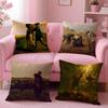 JJeanFrancois Millet ART Cushion Cover Pillow Case Ultra Soft Skin Friendly Fabric Cloud Like Comfort  Concealed Zipper
