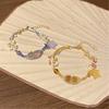 Handcraft Resin Star and Floral Bracelet Including Cats Charm Elegant Jewelry for Everyday Use