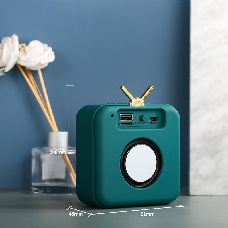 Retro Bluetooth Speaker, Small Speaker, Mini Subwoofer, High Sound Quality, Loud Volume, Portable Audio