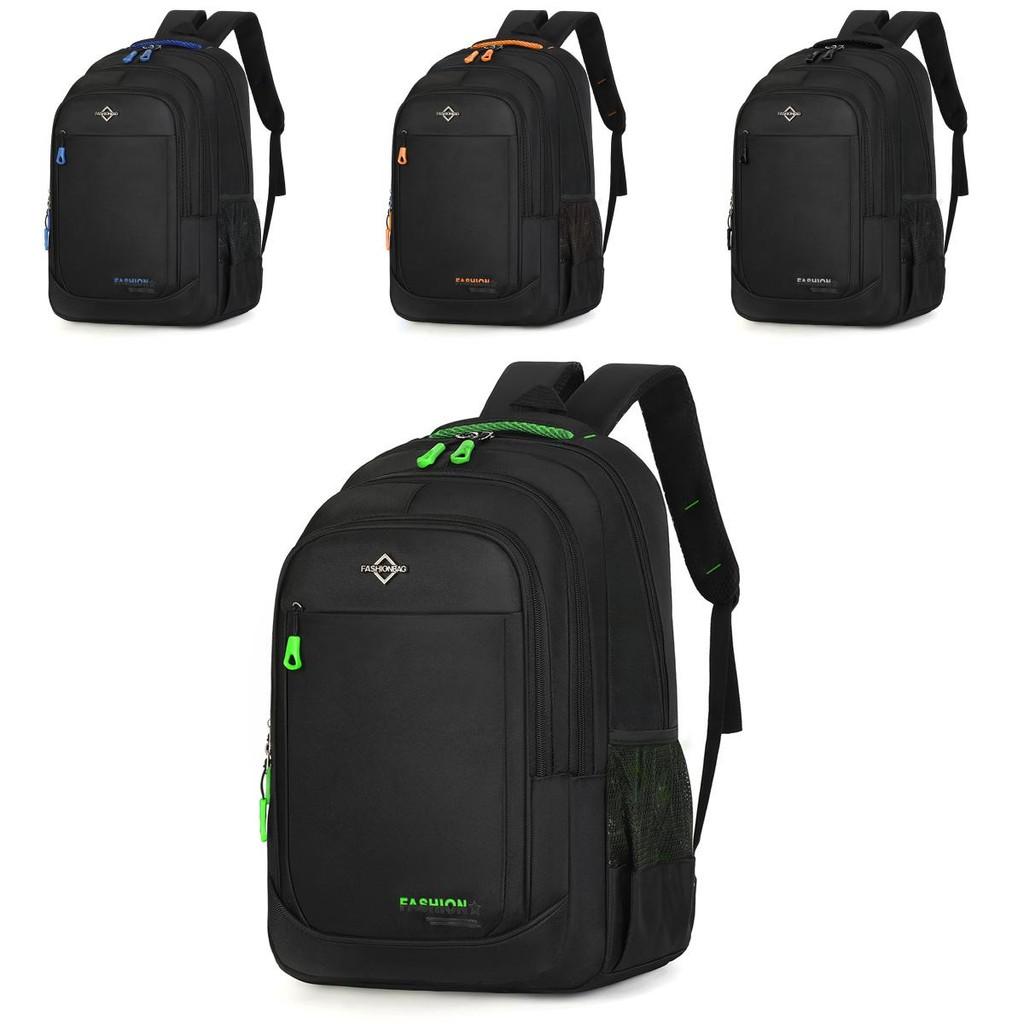Oxford Fabric Large Capacity Backpack For Students With Breathable Straps For Travel And School Use