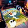 Peter Rabbit Dawn Carpet Rug for Living Room Bedroom Home Sofa Decoration,Kids play Nonslip Floor Mat
