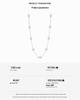 Korean Style S925 Sterling Silver Beaded and Layered Pearl Necklace for Women - Elegant Sweater Chain Accessory