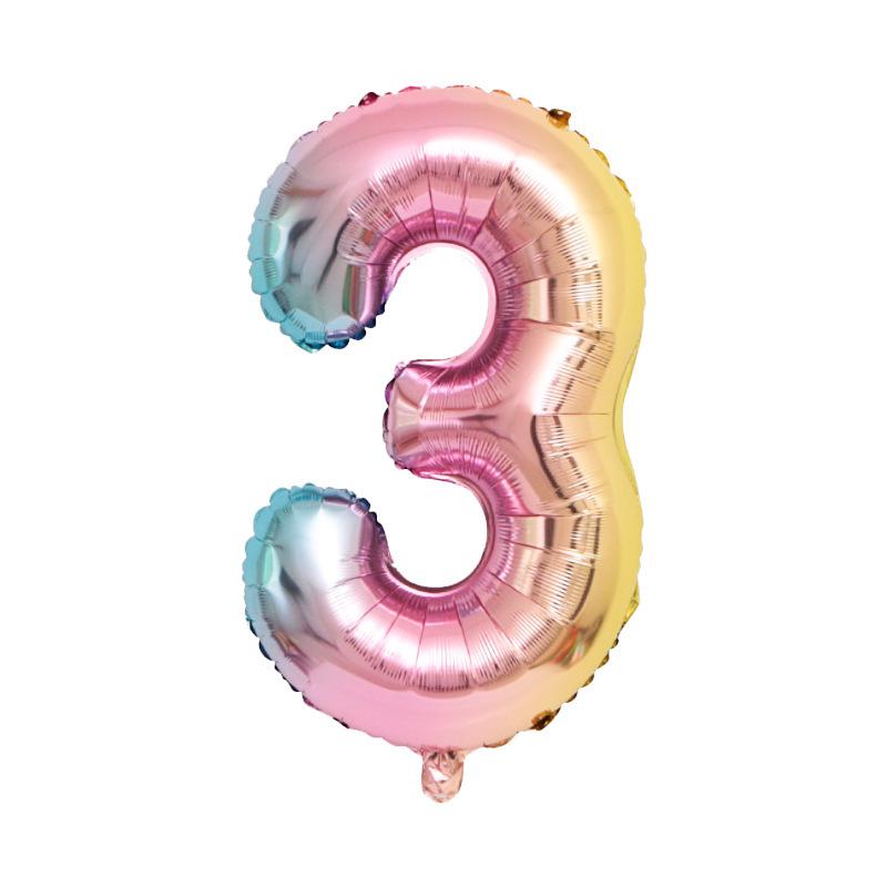 First Birthday Crown and Number Balloons for Baby Photo Props and Party Decoration