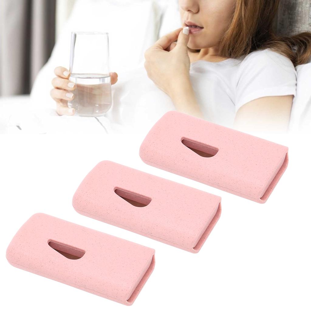 3pcs Portable Medicine Cutter Plastic Medicine Separation Tool for Children Elderly