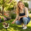 Acrylic Bee Garden Lawn Outdoor Stake Sign Yard Decoration with Do Not Disturb Message for Patio Pathway Flower Bed Landscaping