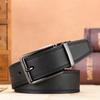 Preferred Cowhide Men'S Belt, Classic Alloy Buckle Leather Men'S Belt, Business Jeans Belt