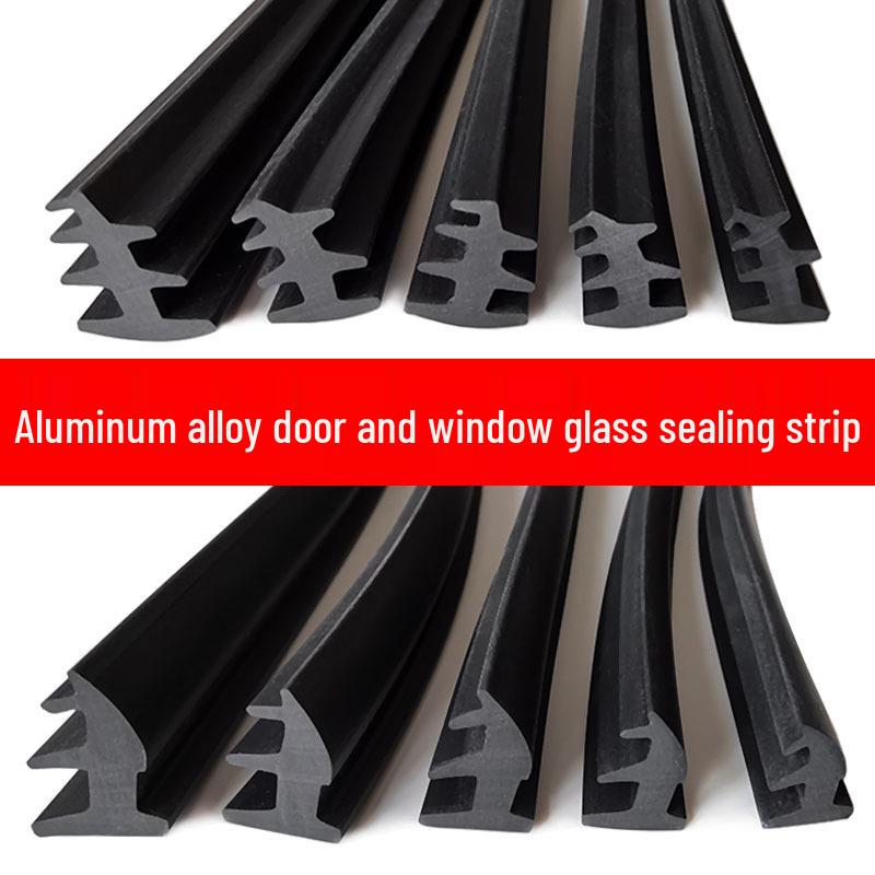 

Old Style 90 Aluminum Alloy Door & Window Sealing Strip - Crescent & Tower Shape for Fixed Glass Gap in Sliding Windows 56 Half Tower 8*5mm Gap 3-4mm