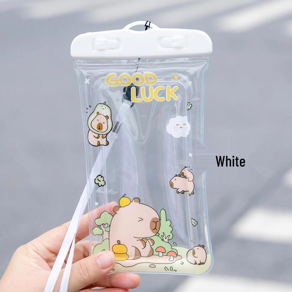 Cartoon Airbag Wasserdichte Handyhülle - Niedliche, transparente Touchscreen-Hülle zum Schwimmen & Rafting