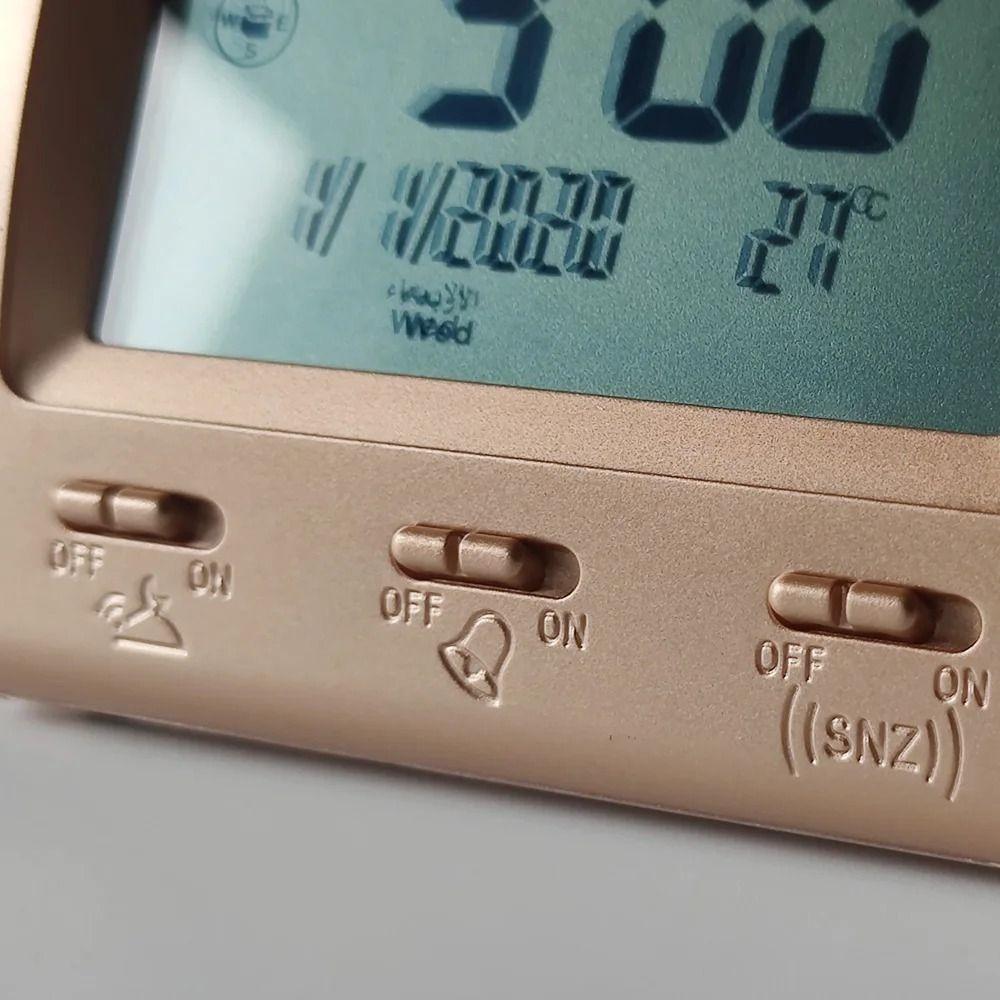 Hijir Calendar Automatic Digital Clock Easy Setting Prayer Alarms Tabletop Muslim Clock  Istanbul