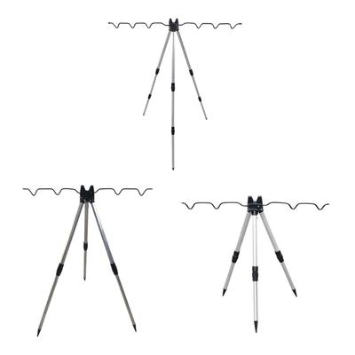 Fishing Rod Support Stand for Sea Beach Fishing River Fishing, Telescopic Fishing Rod Tripod Fishing Rod Rack Stand Rest