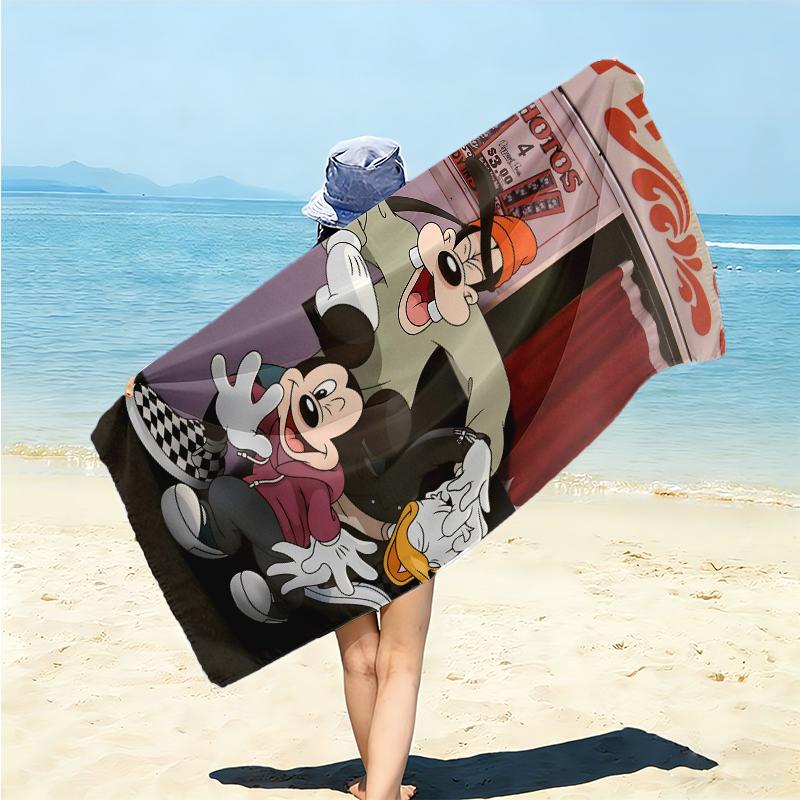 Mickey Mouse Adventure Towel Large Quick-Drying Microfiber soft S-Square Pants-s Beach Towel for Travel Fitness Bathing Camping. 0730s116