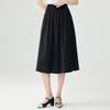 INMAN A-Line Pleated Mid-Length Skirt