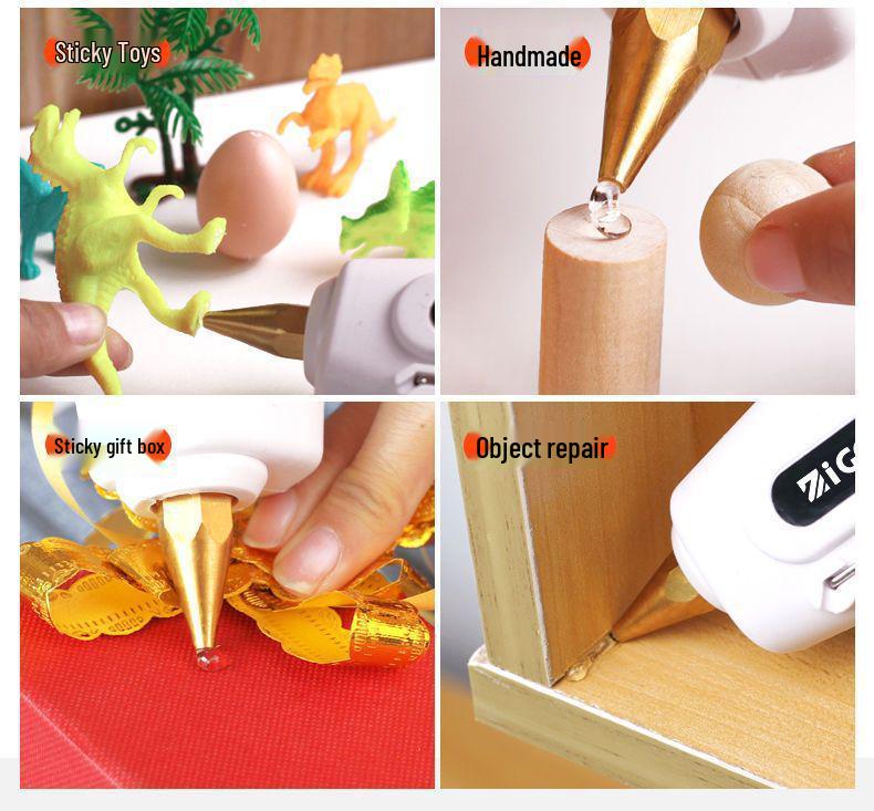 Compact Hot Melt Glue Gun for Students & Household Projects