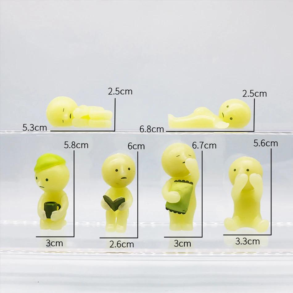 Yoga Bedroom series Surprise Gift blind box action figures multiple doll green noctilucent mysterious decoration model for toy