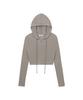 Legendary Dune Open Neck Crop Hoodie_Mocha