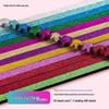 Colorful Origami Star Strips: Handmade Five-Pointed Stars Gift for Children’s Birthday or Summer Vacation.