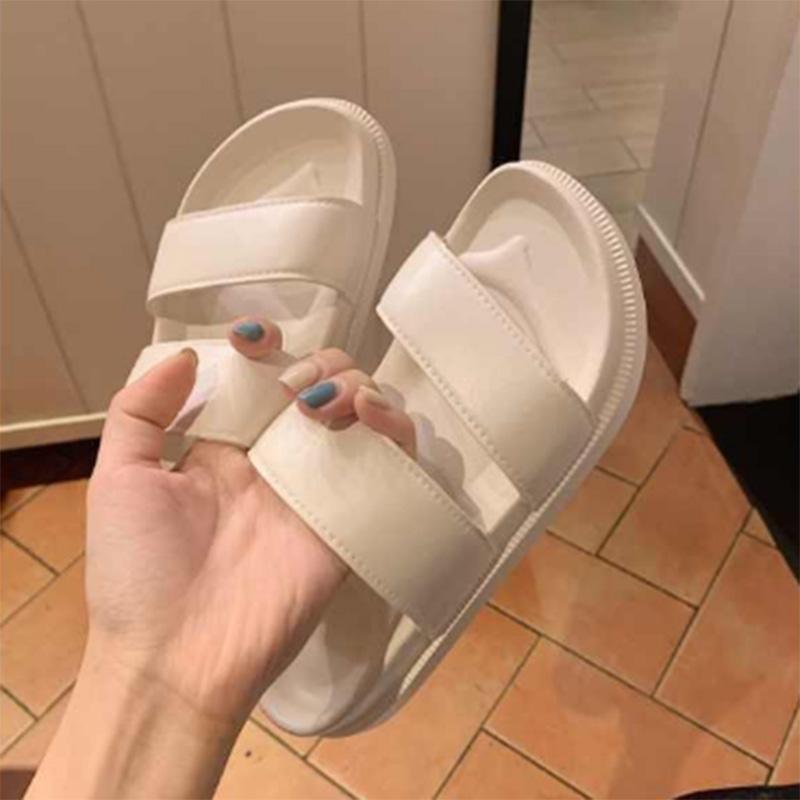 Thick-soled Sandals and Slippers Women's Summer Ins Tide Net Red Fashion Wear Retro Hong Kong-style Harajuku Style Beach Shoes
