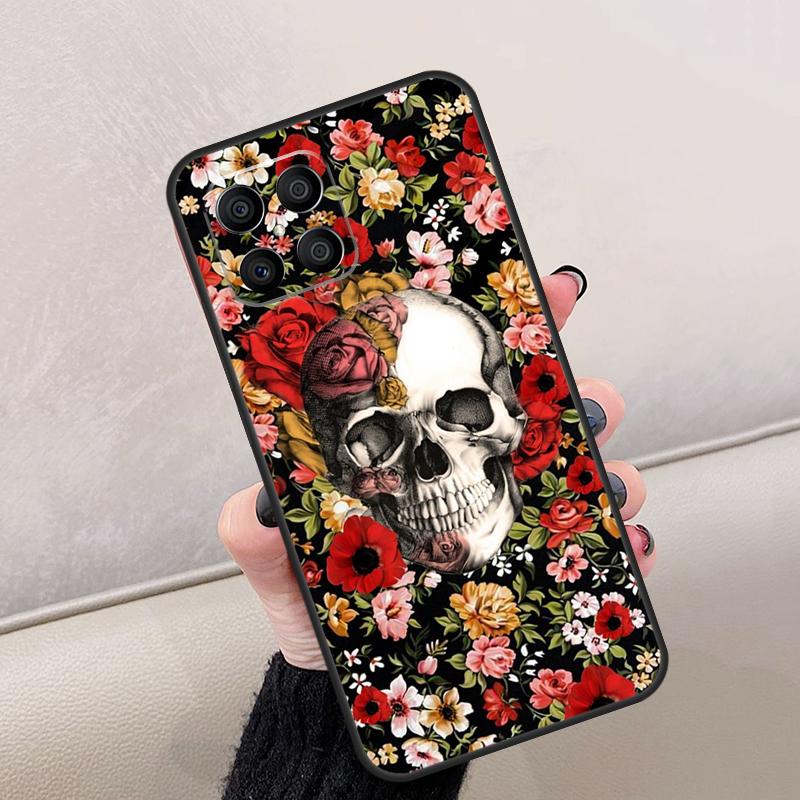 Horror Skull Gothic For Honor Magic 8 6 7 Pro Case For Honor 400 Lite 200 50 70 90 X8c X8b X9a X9b X9c X9d Win RT