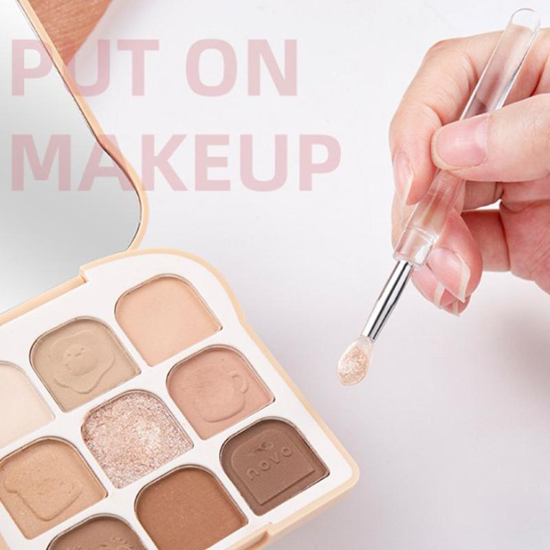 Portable Lip Gloss Applicator Multifunctional Silicone Lip Brushes With Dust Cap