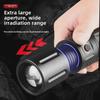 T40 Rechargeable Long-Range Outdoor Flashlight - Ultra-Bright 5000 Lumens LED for High Power, Long-Lasting Performance.